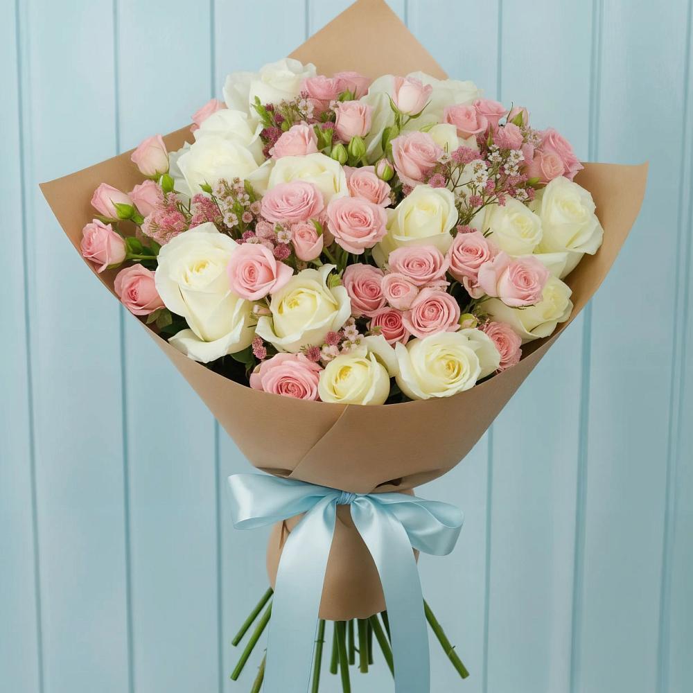 Букет цветов из: Розы в Кожевниково