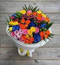Букет цветов из:  Розы и Хризантемы #REPLACE_PRED# Кожевниково